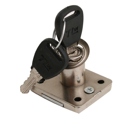 Lock for mobile cabinet