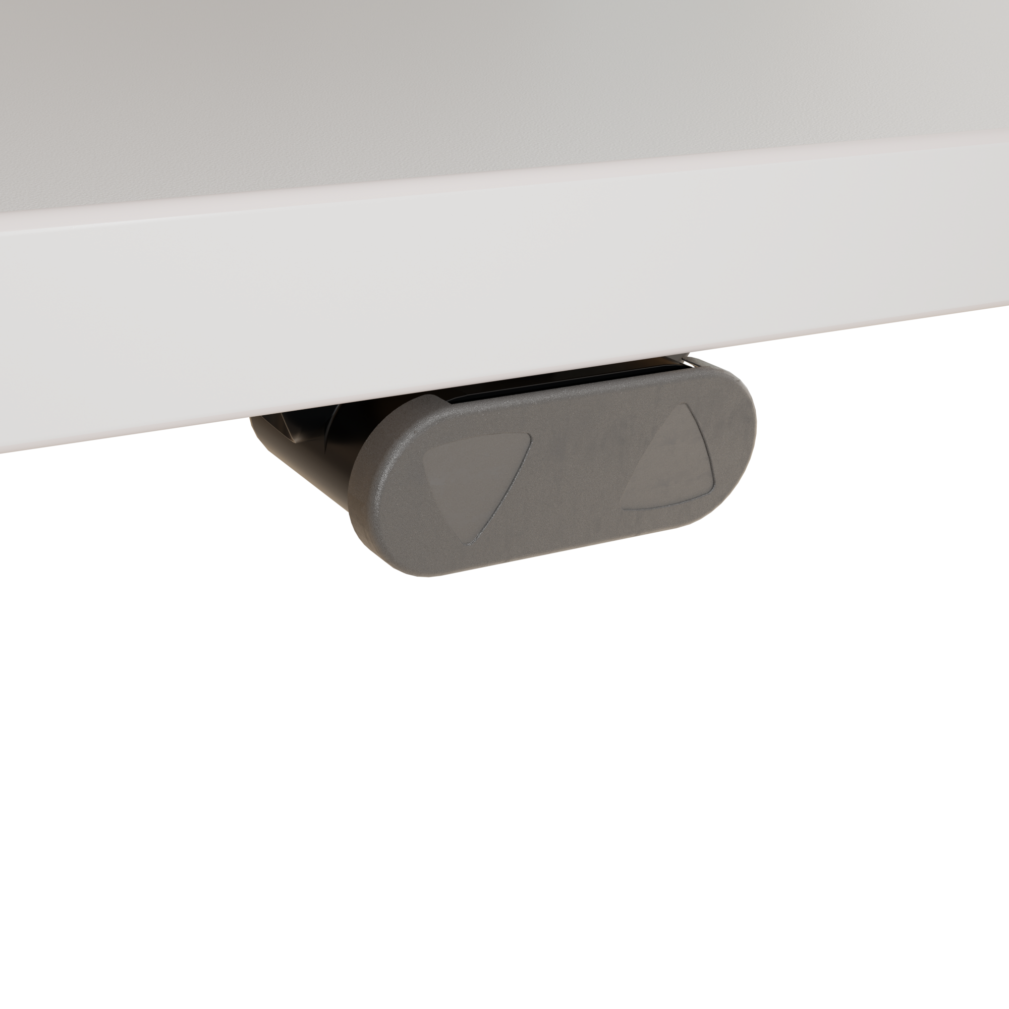 Height adjustable desk | 160x80 cm | White with white frame