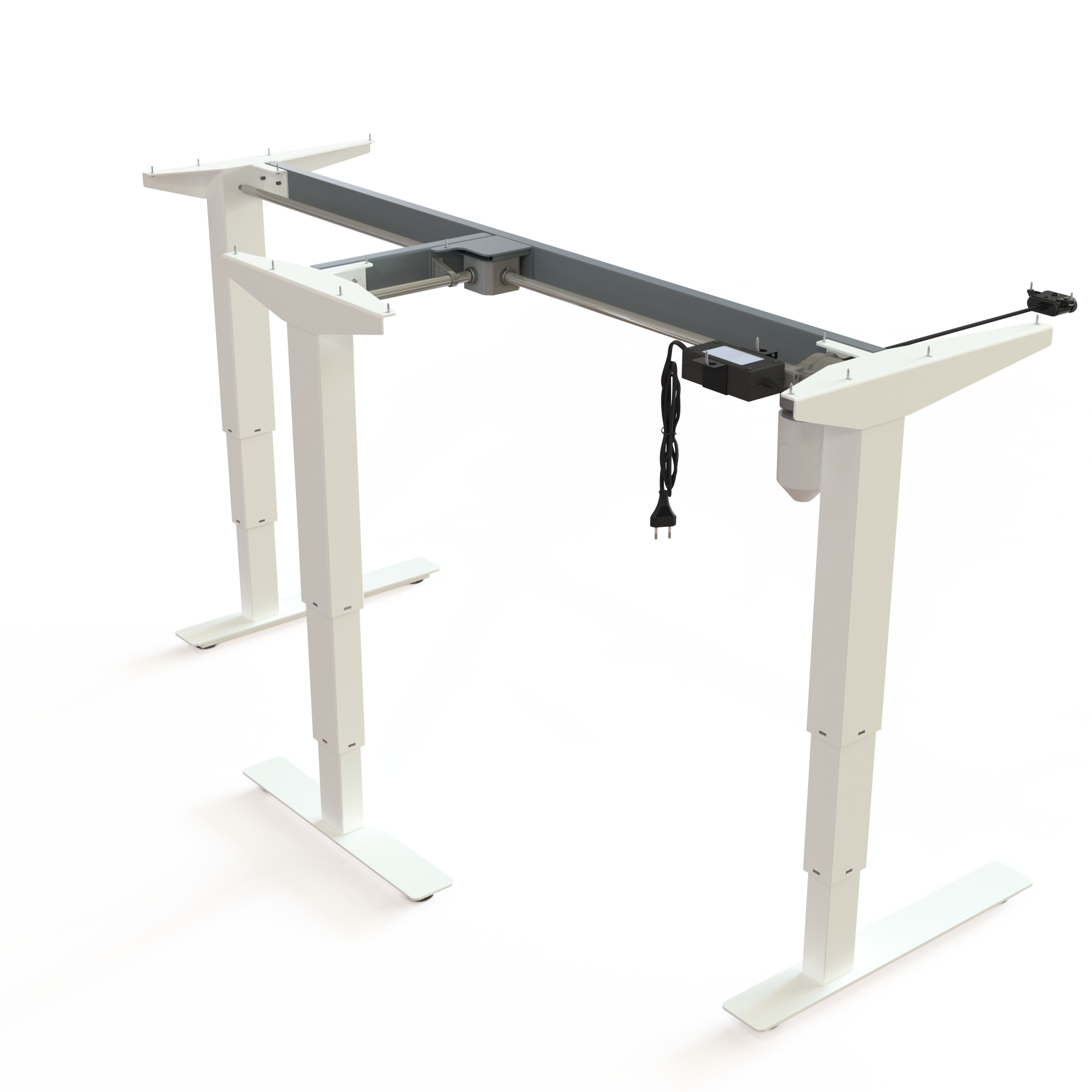 Electric Desk Frame | Width 152 cm | White