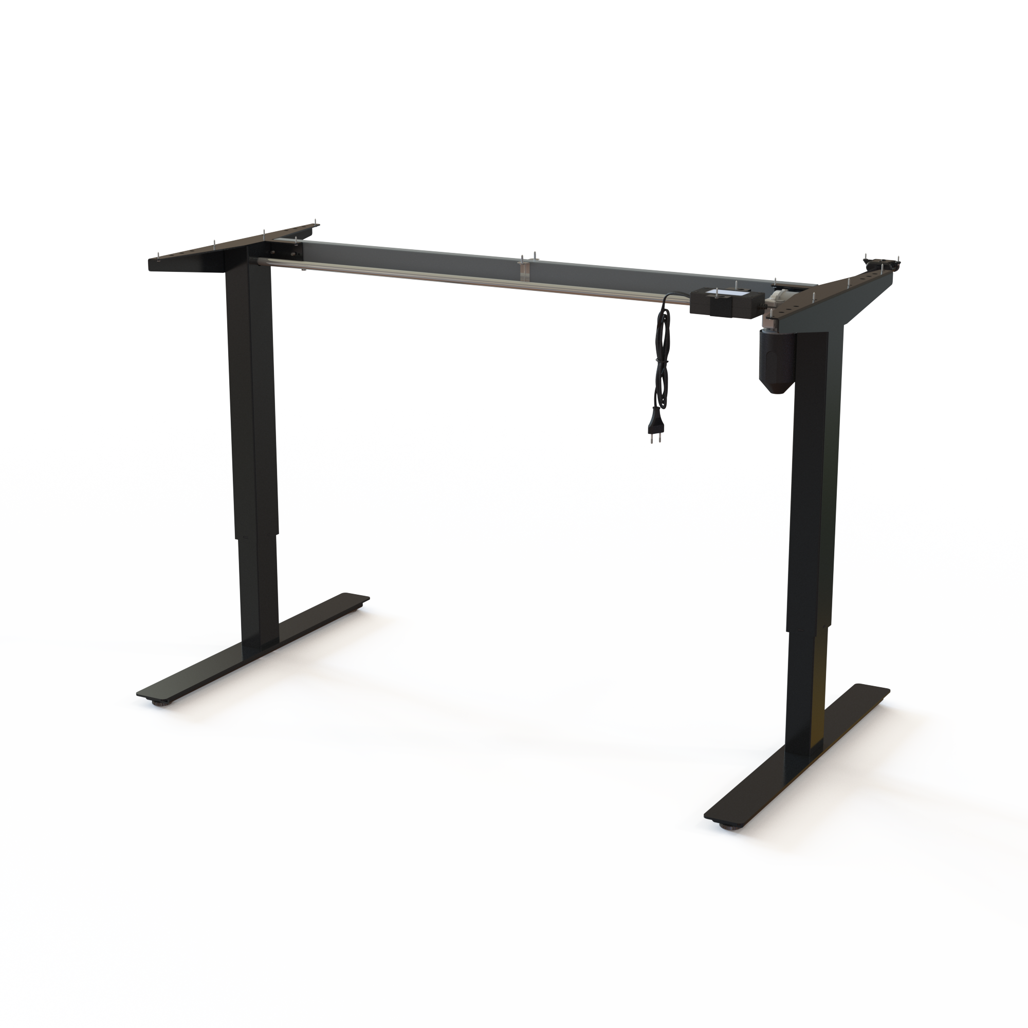 Electric Desk Frame | Width 129 cm | Black 