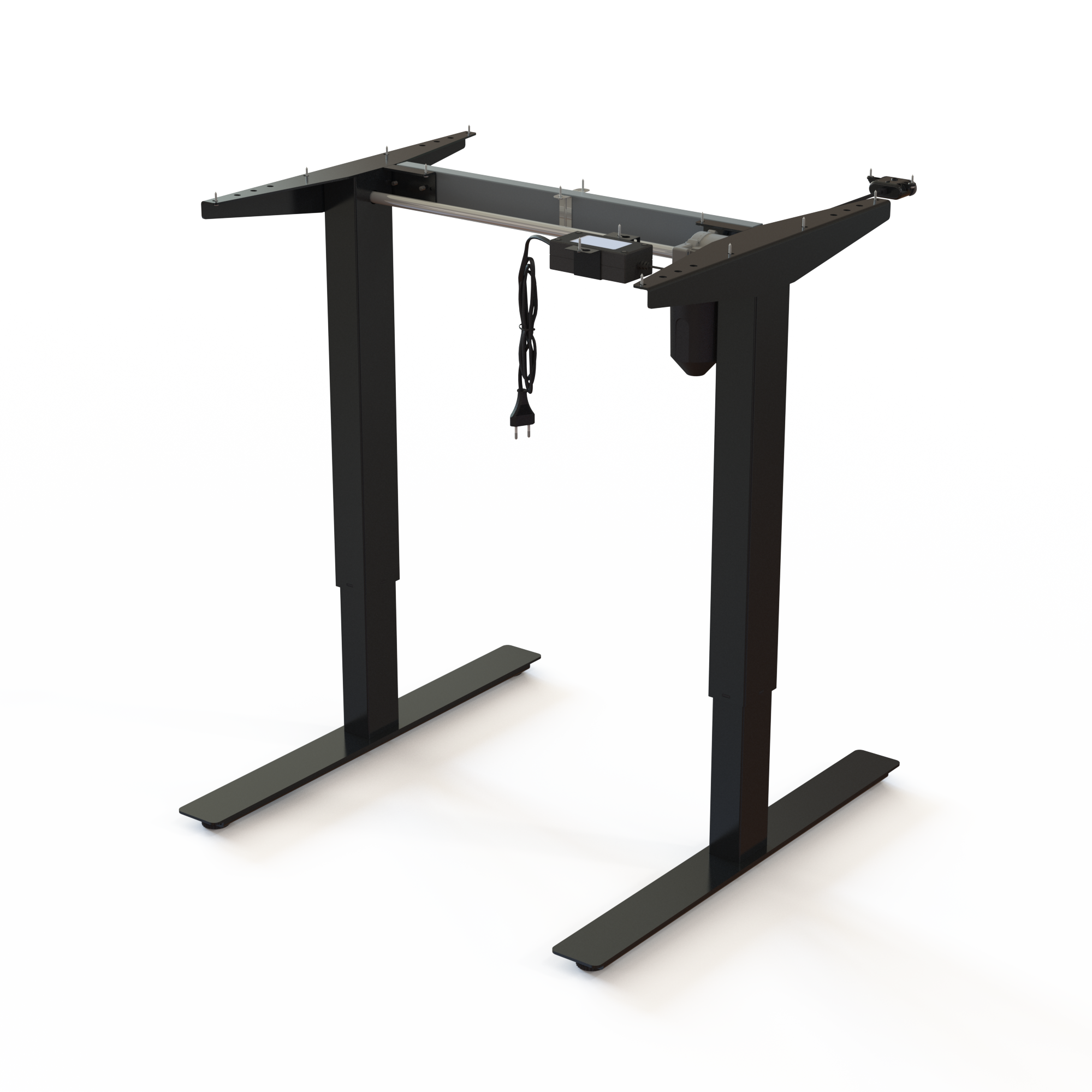 Height adjustable desk frame | Width 072 cm | Black 