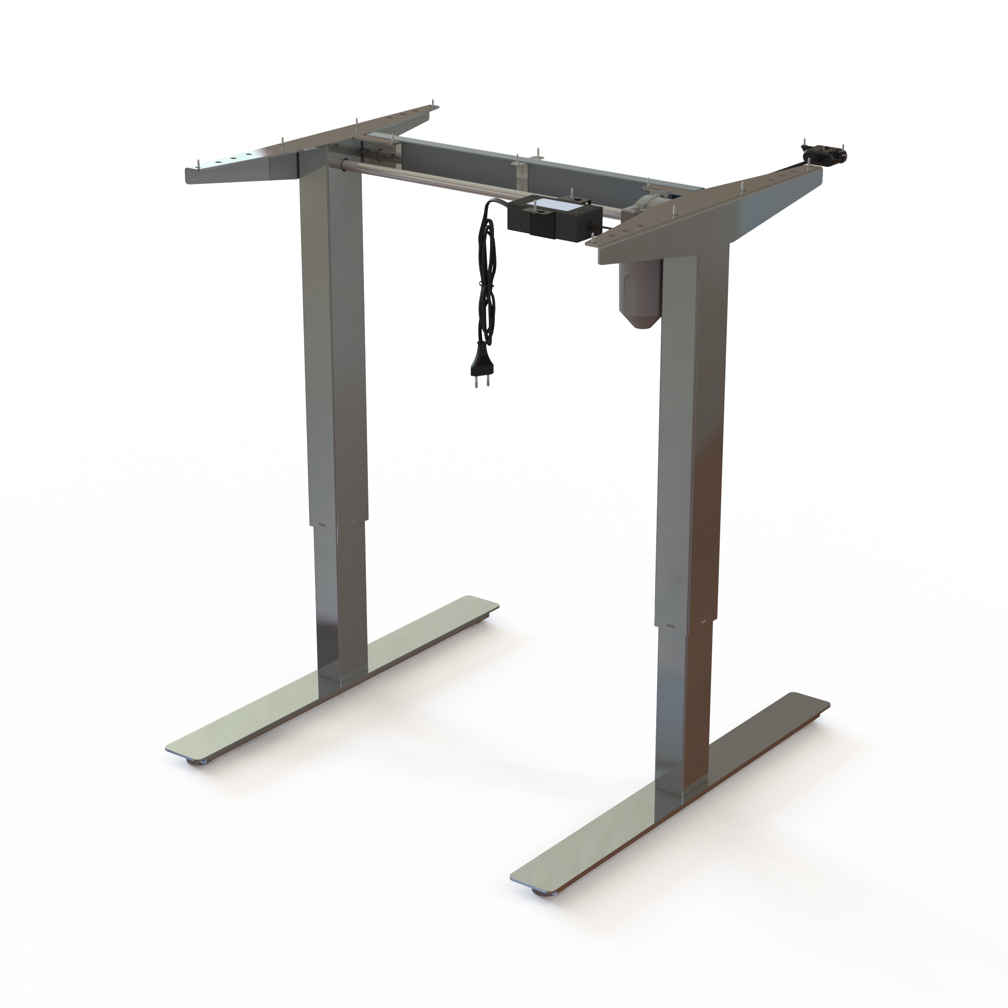 Height adjustable desk frame | Width 072 cm | Chrome