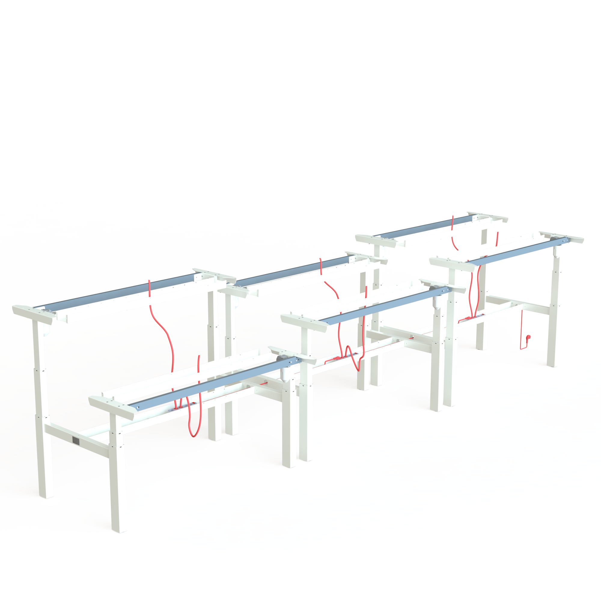 Electric Desk Frame | Width 092 cm | White